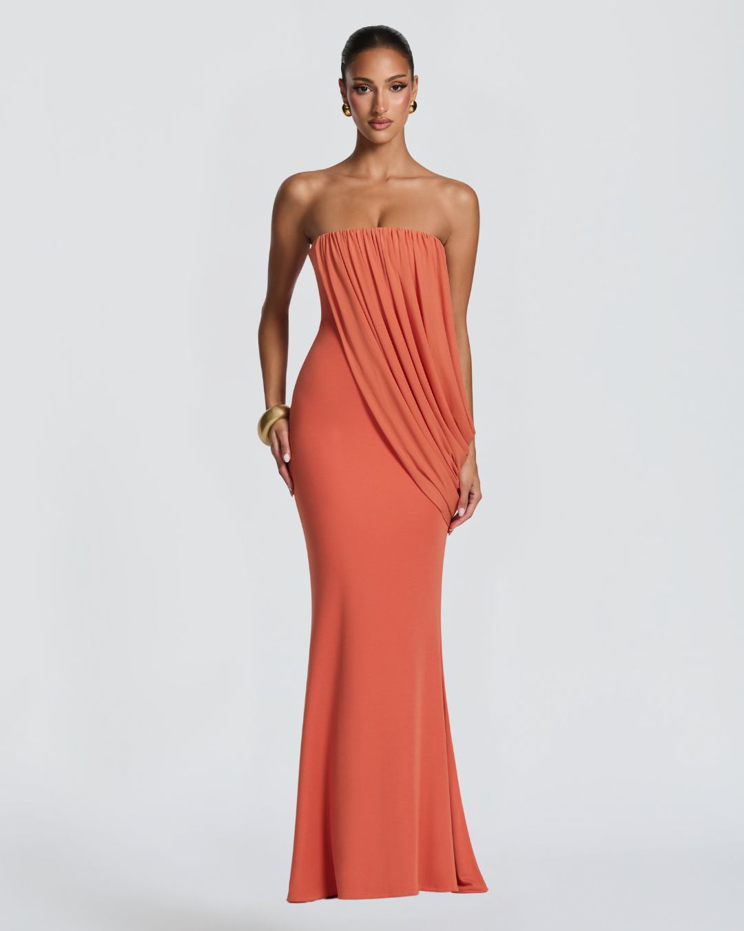 Vera Maxi Dress | Soft Modal Jersey, Strapless Wedding Guest Dress