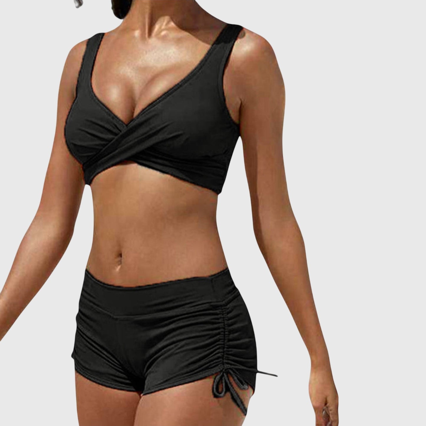 Aida Camo Bikini Sets | Sporty Fit, Stretch Polyester Swimwear for Women 5