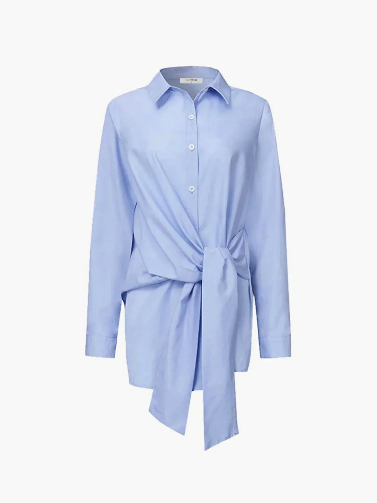 Wanda Blouse | Oversized, Adjustable Tie Belt, Long Sleeves 6