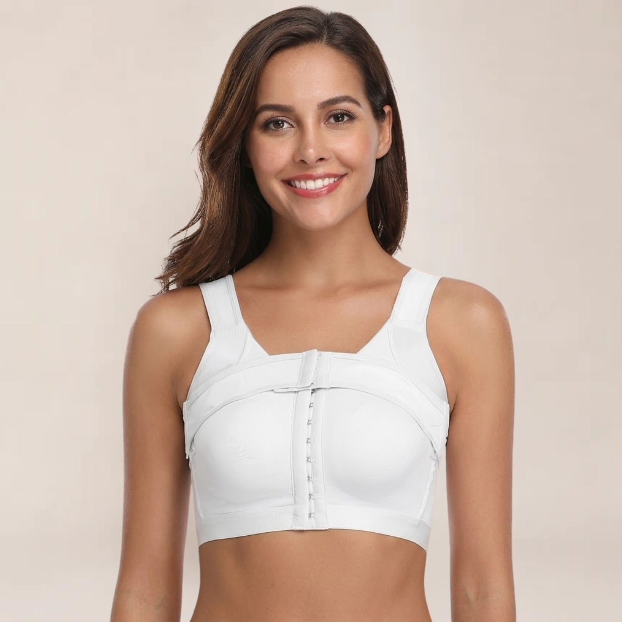 Wina Post-Surgery Bra | Compression, Front Closure, Polyester, Sizes S-2XL