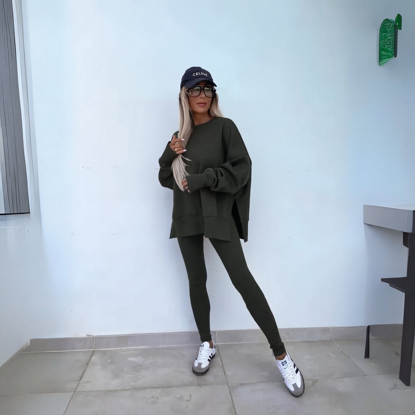 Yachi Casual Sweatshirt Set | Cozy Long Sleeve, Relaxed Fit 8