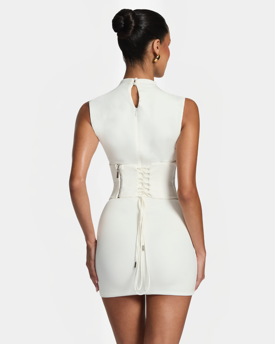 Soleil Mini Dress | Soft Modal Jersey, Elegant Body-Hugging Fit