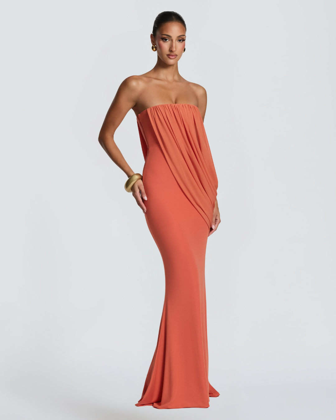 Vera Maxi Dress | Soft Modal Jersey, Strapless Wedding Guest Dress
