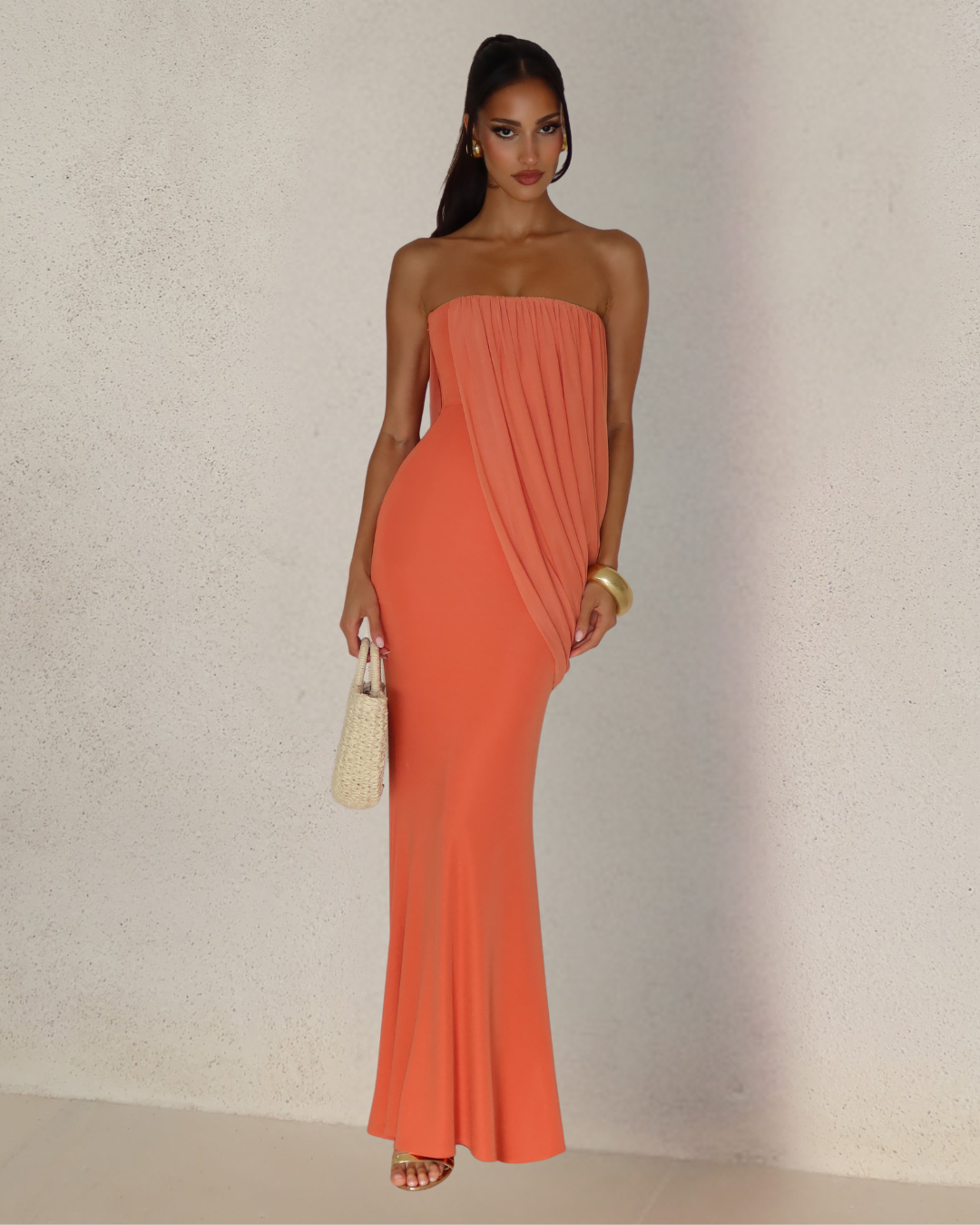 Vera Maxi Dress | Soft Modal Jersey, Strapless Wedding Guest Dress