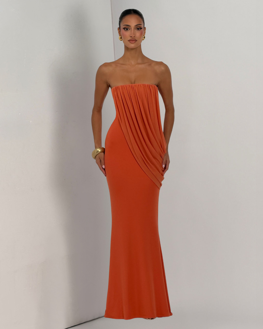 Vera Maxi Dress | Soft Modal Jersey, Strapless Wedding Guest Dress