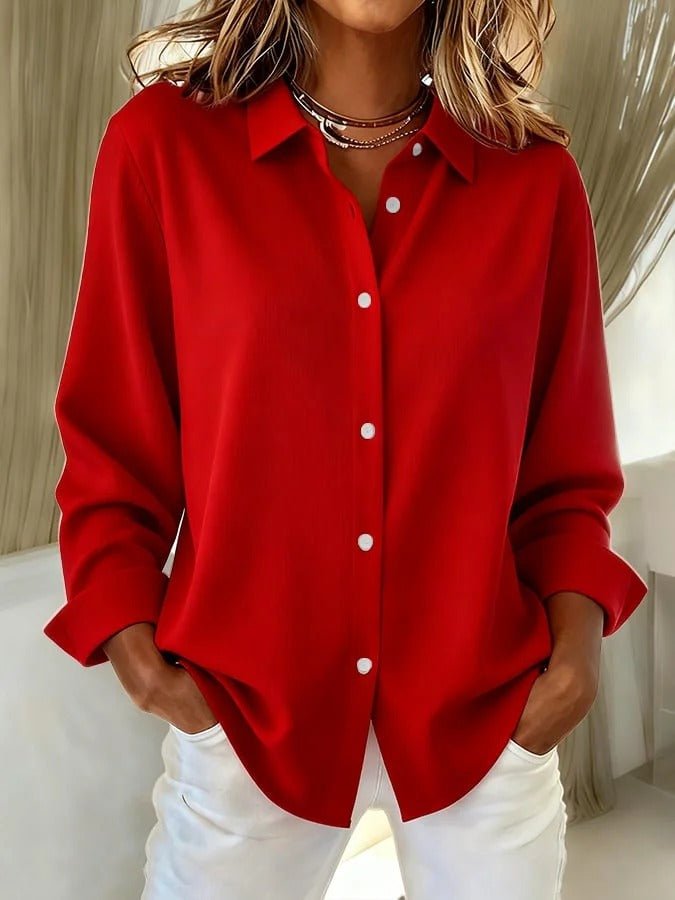 Aelene White Blouse | Lightweight, Relaxed Fit, Plus Size Available 2