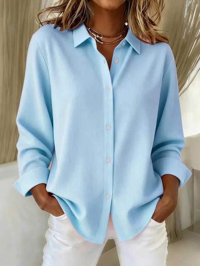 Aelene White Blouse | Lightweight, Relaxed Fit, Plus Size Available 5