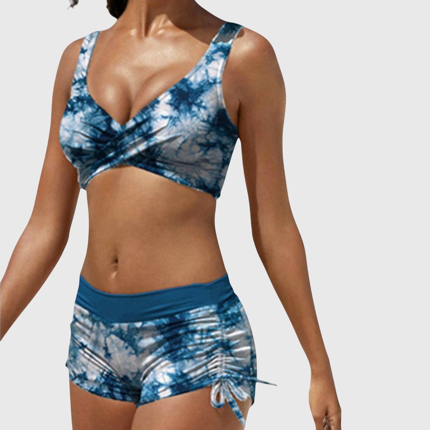 Aida Camo Bikini Sets | Sporty Fit, Stretch Polyester Swimwear for Women 2