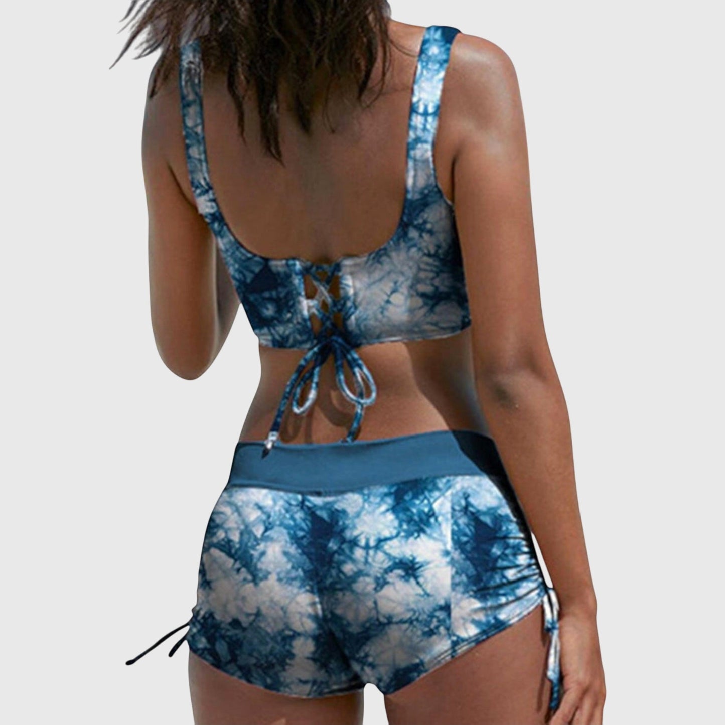 Aida Camo Bikini Sets | Sporty Fit, Stretch Polyester Swimwear for Women 3