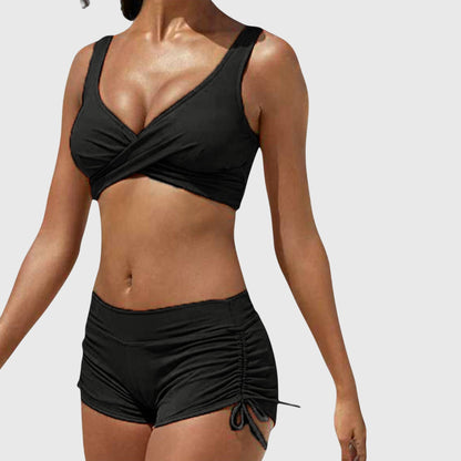 Aida Camo Bikini Sets | Sporty Fit, Stretch Polyester Swimwear for Women 5