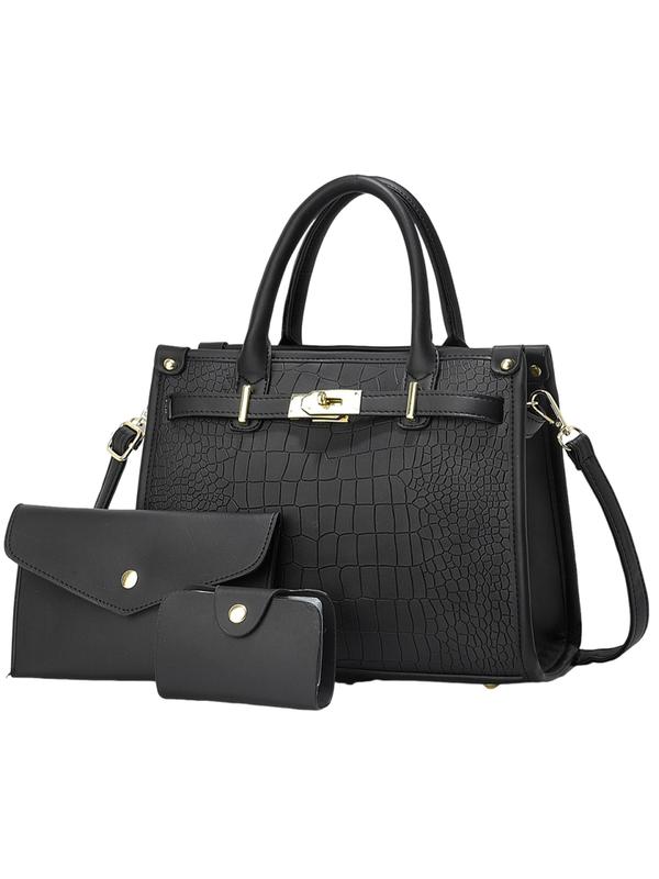 Alera Crossbody Handbag | Crocodile Embossed, Spacious Design 1