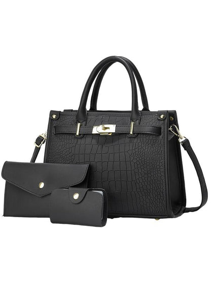 Alera Crossbody Handbag | Crocodile Embossed, Spacious Design 1