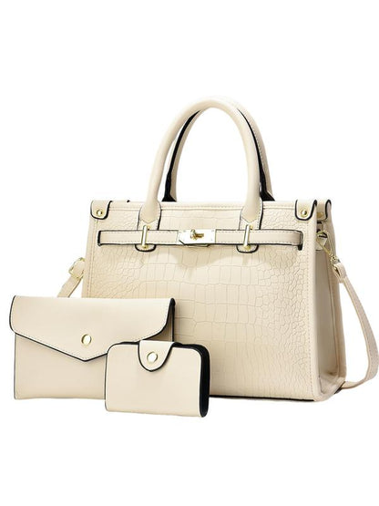 Alera Crossbody Handbag | Crocodile Embossed, Spacious Design 3