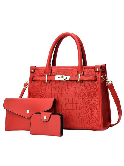 Alera Crossbody Handbag | Crocodile Embossed, Spacious Design 4
