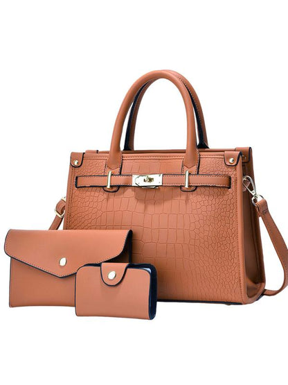 Alera Crossbody Handbag | Crocodile Embossed, Spacious Design 6