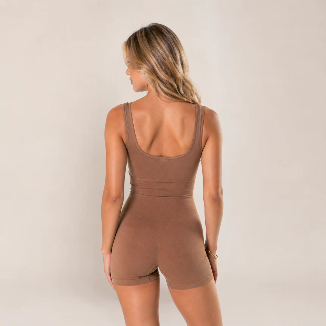 Sleek Shapewear Jumpsuit | Elegant Black, All-Day Comfort for Women