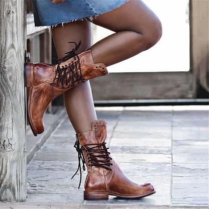 Alora Mid-Calf Boots | Premium Faux Leather 1