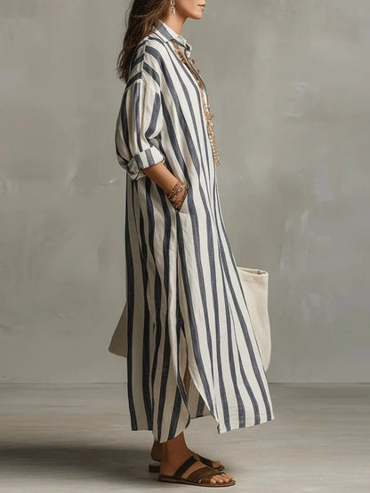 Alyra Linen Shirt Dress | Lightweight, Relaxed Fit 1