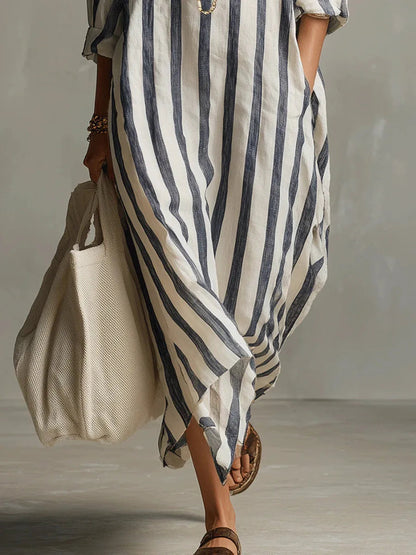 Alyra Linen Shirt Dress | Lightweight, Relaxed Fit 3