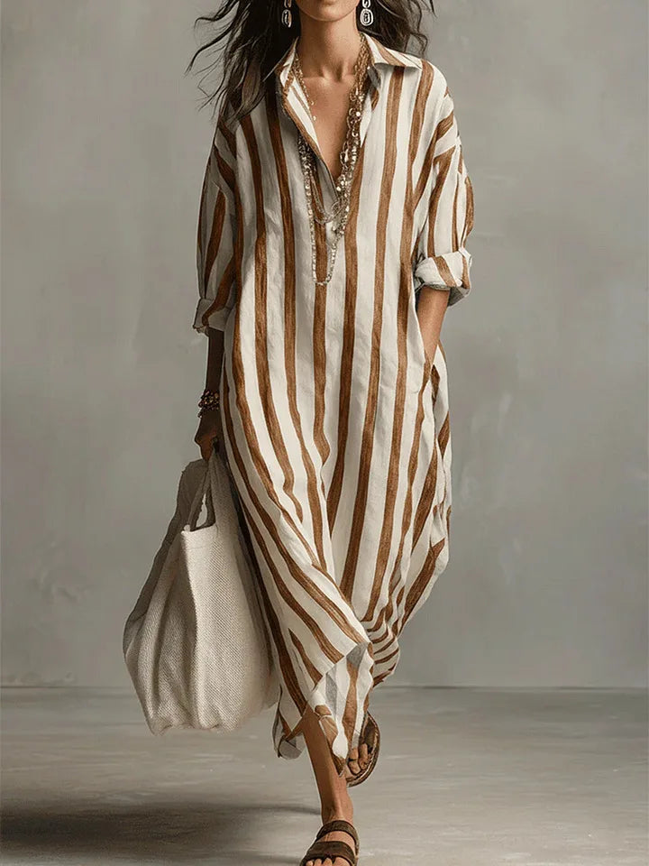 Alyra Linen Shirt Dress | Lightweight, Relaxed Fit 6