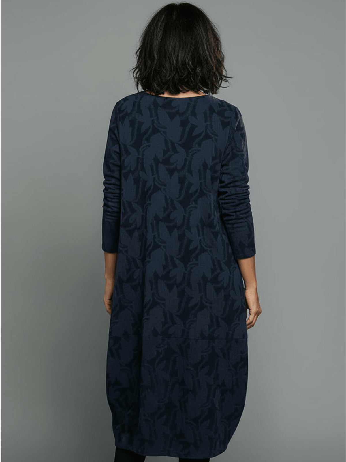 Alyssa Midi Dress | Relaxed Fit, Textured with Pockets, Available in Plus Sizes 7