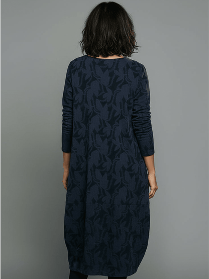 Alyssa Midi Dress | Relaxed Fit, Textured with Pockets, Available in Plus Sizes 7