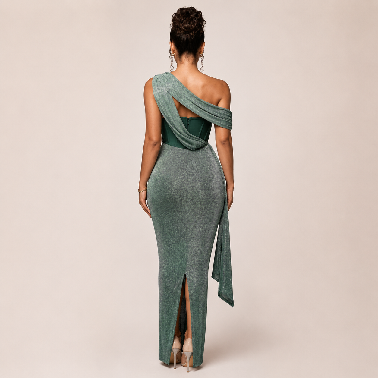 Ava Luxe Dress | Asymmetrical One-Shoulder, Bodycon Fit