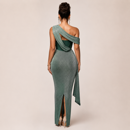 Ava Luxe Dress | Asymmetrical One-Shoulder, Bodycon Fit