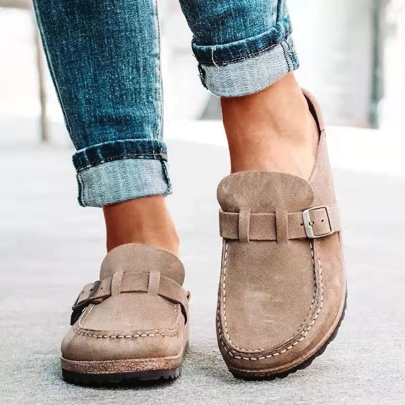 Bello Slip-On Loafers | Soft Suede, Adjustable Buckle 1