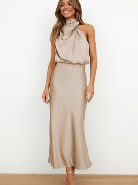Benthe Black Cocktail Dress | Off-Shoulder, Bodycon Maxi for Evening Parties 1