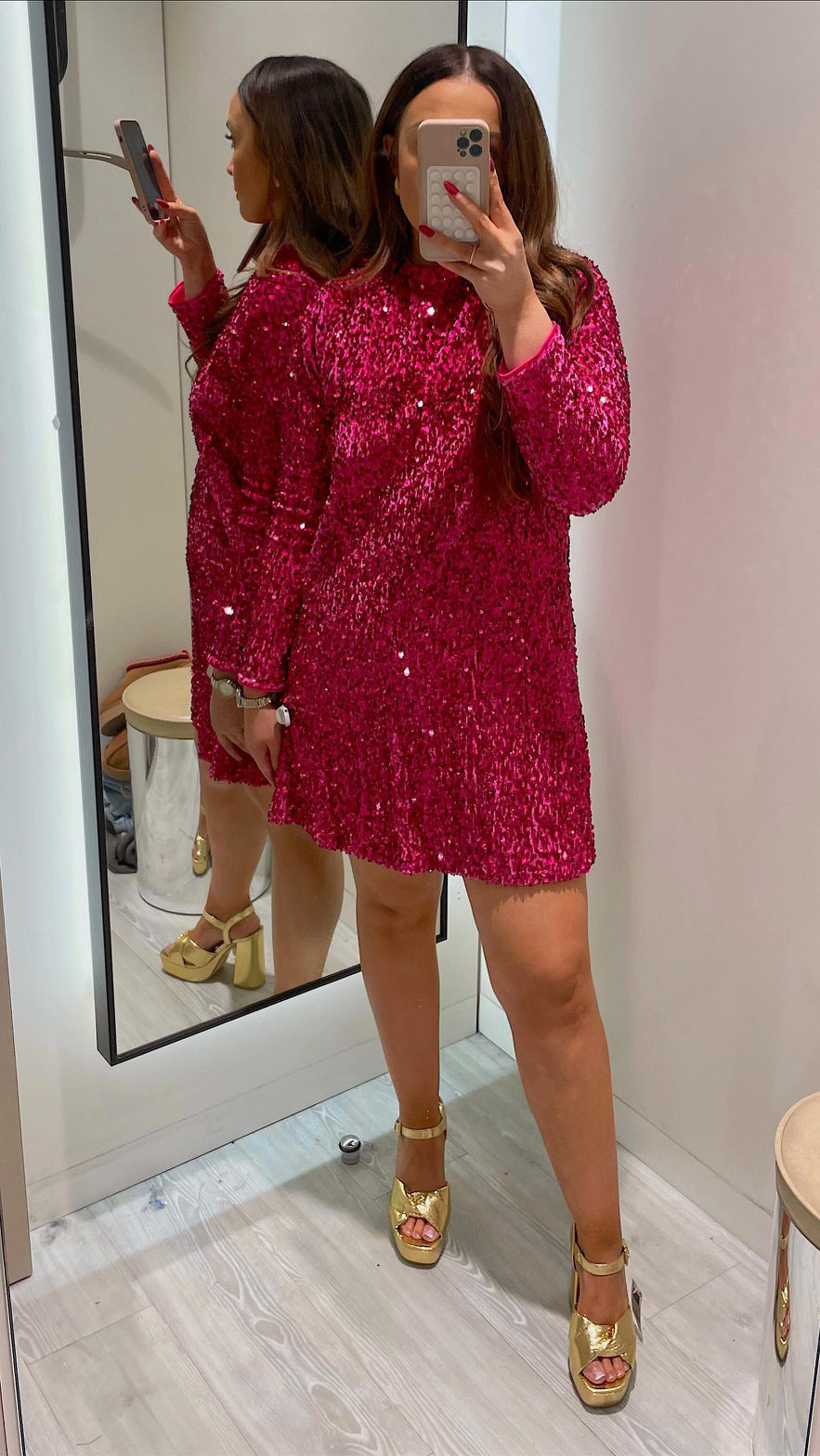 Breezy Sequin Dress | Elegant Cocktail Attire 1