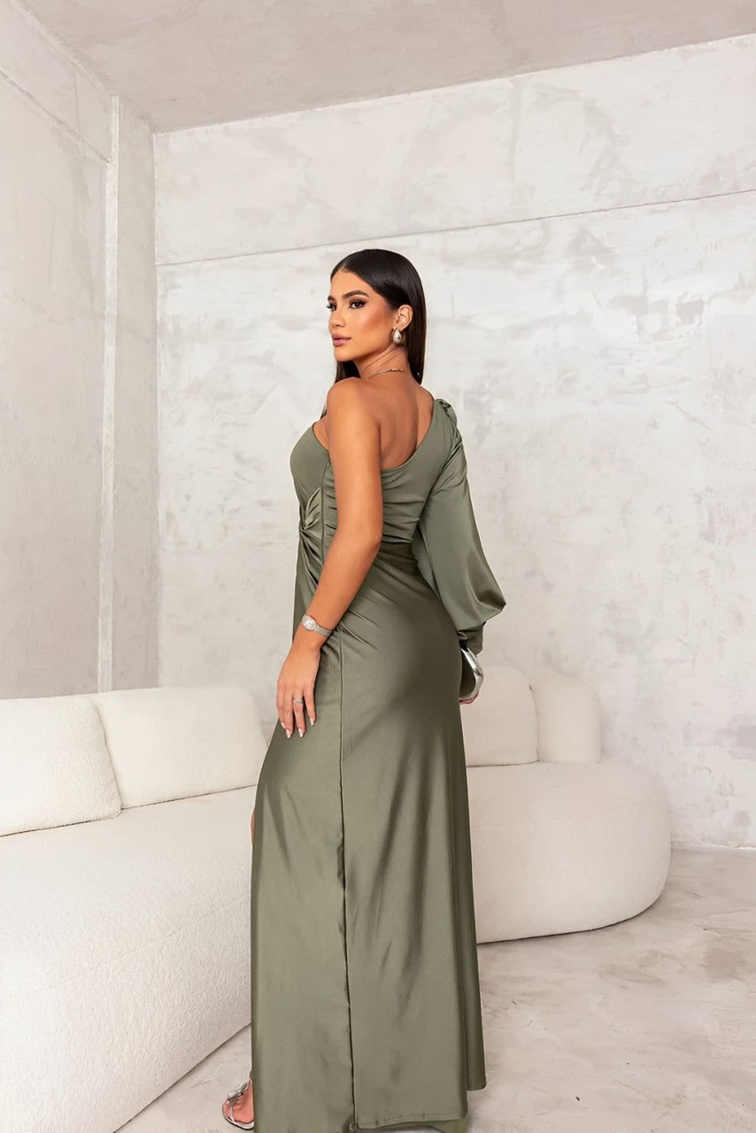 Cleo One-Shoulder Dress | Elegant Wedding Guest, Plus Size Available 8