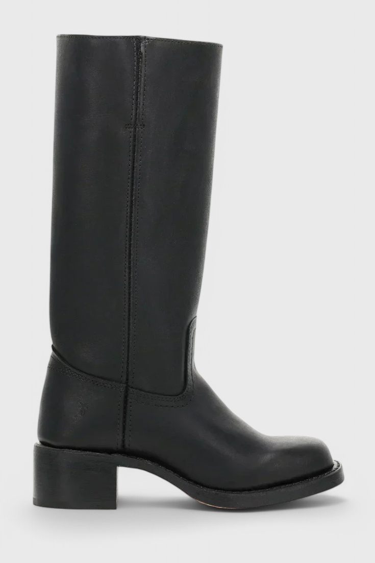 Cleo Tall Boots | PU Leather, Cushioned Insole 1