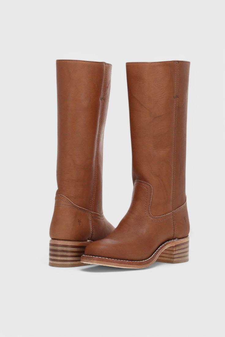 Cleo Tall Boots | PU Leather, Cushioned Insole 3