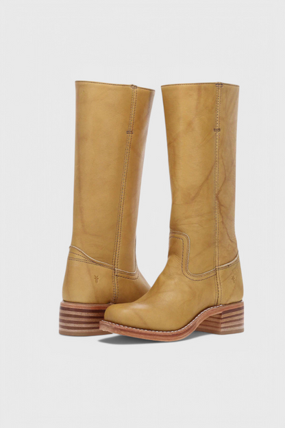 Cleo Tall Boots | PU Leather, Cushioned Insole 6