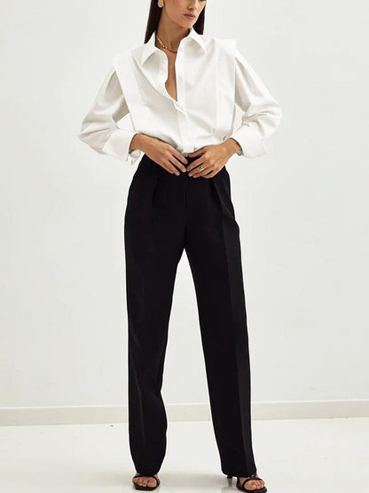 Cora Women's Blouse | Long Sleeve, Easy-Care Polyester, Straight Fit 2