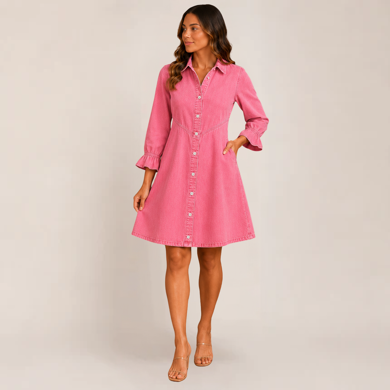 Cory Mini Dress | Collared Puff Sleeve, Casual Summer Style, Plus Size Available