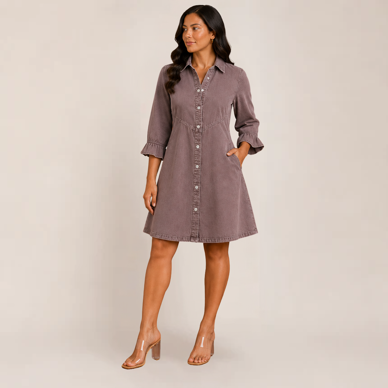 Cory Mini Dress | Collared Puff Sleeve, Casual Summer Style, Plus Size Available