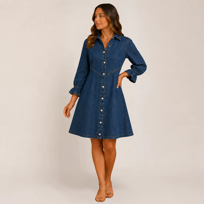 Cory Mini Dress | Collared Puff Sleeve, Casual Summer Style, Plus Size Available