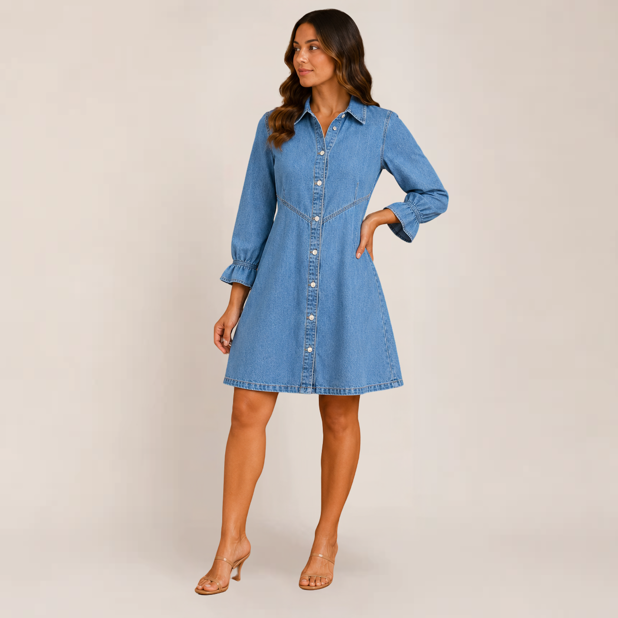 Cory Mini Dress | Collared Puff Sleeve, Casual Summer Style, Plus Size Available