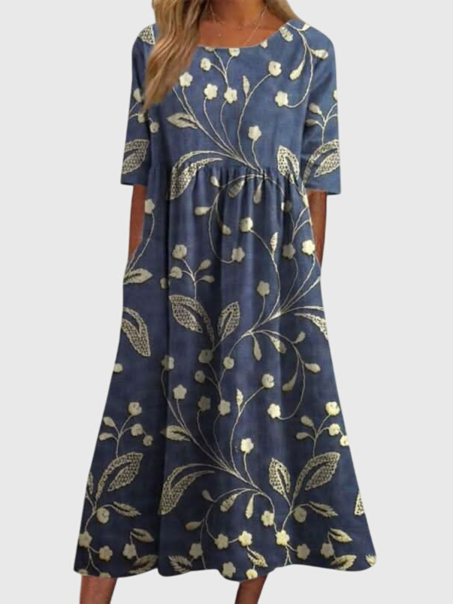 Dazzle Midi Dress | Flattering Wrap Design 0