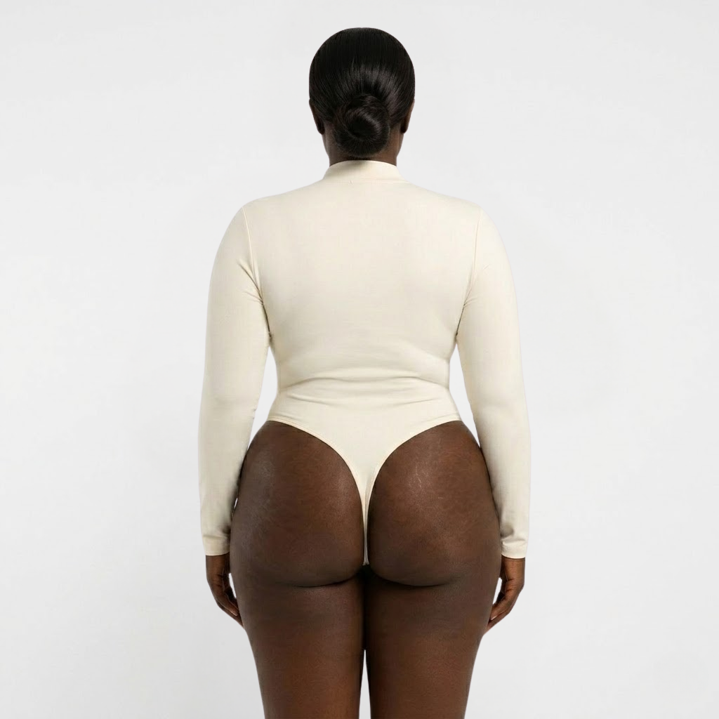 Diva Shapewear Bodysuit | High-Stretch, Adjustable Deep V Neckline