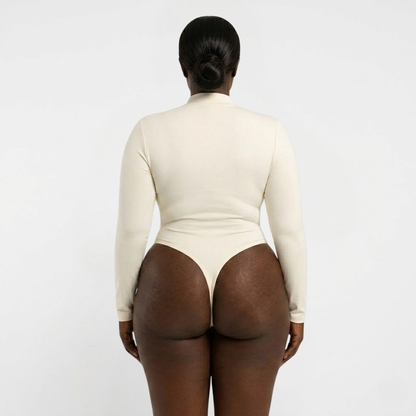 Diva Shapewear Bodysuit | High-Stretch, Adjustable Deep V Neckline