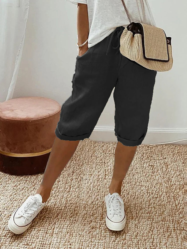 Elysia Cotton Pants | Relaxed Fit, Lightweight 0