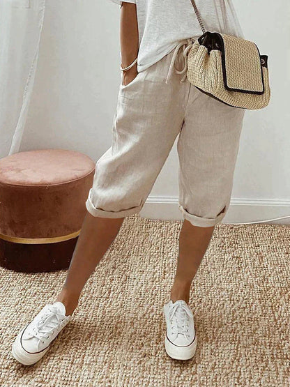 Elysia Cotton Pants | Relaxed Fit, Lightweight 1
