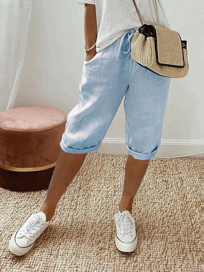 Elysia Cotton Pants | Relaxed Fit, Lightweight 3