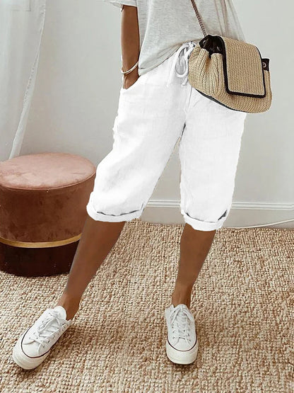 Elysia Cotton Pants | Relaxed Fit, Lightweight 4
