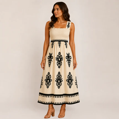 Elysia Maxi Dress | Flowy Sleeveless Summer Wedding Guest Dress, Available in Black and More Colors