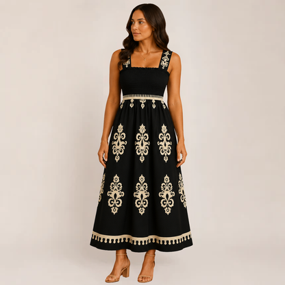 Elysia Maxi Dress | Flowy Sleeveless Summer Wedding Guest Dress, Available in Black and More Colors