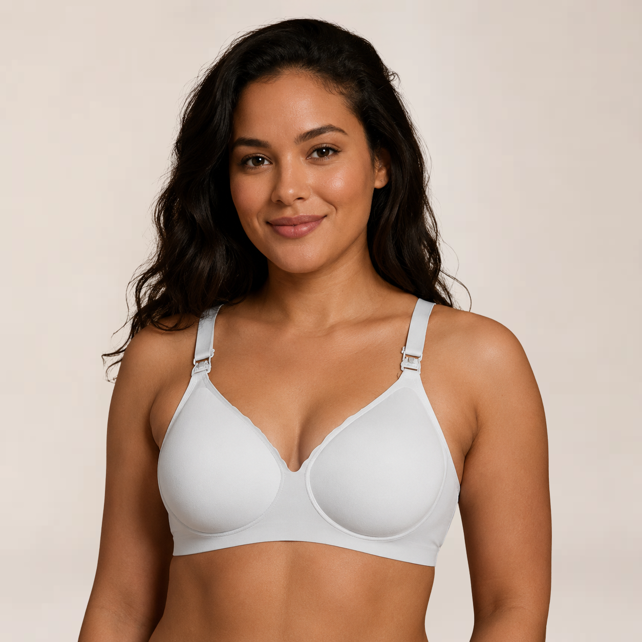 Fina Nursing Bra | Seamless, Ultra Thin, Elegant V-Neck Design